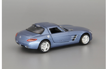 MERCEDES-BENZ SLS AMG Coupe C197 (2010), blue yosemite