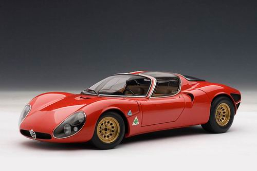 ALFA ROMEO 33 Stradale Prototype, red