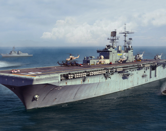 Сборная модель Корабль USS Bataan LHD-5
