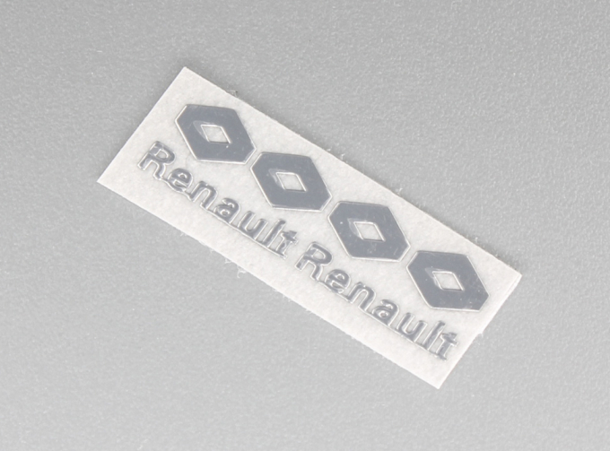 Наклейка объёмная металлизированная логотипы Renault