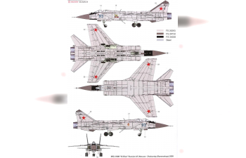 Сборная модель Mikoyan MIG-31 Foxhound