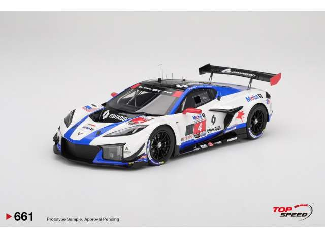 Chevrolet Corvette Z06 GT3.R #4 Corvette Racing By Pratt Miller Motorsports Sebring 12 hrs, white/blue/red 2025