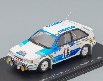 MAZDA 323 No 16 Monte Carlo A.Warmbold (1986), white