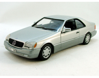 MERCEDES-BENZ 600 SEC (C140) 1992, silver metallic