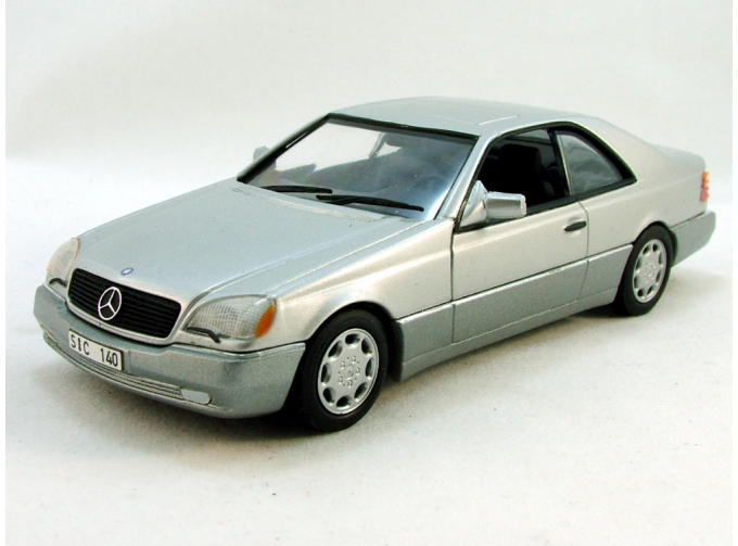 MERCEDES-BENZ 600 SEC (C140) 1992, silver metallic