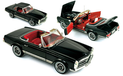 MERCEDES-BENZ 230 SL Cabriolet W113 (1967), black