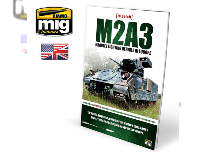 Журнал "M2A3 BRADLEY fighning vehicle im europe in detail VOL. 1"(на английском языке)