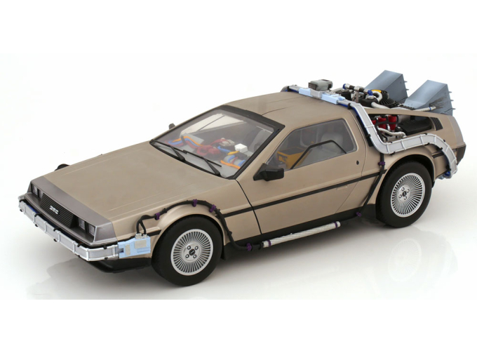DELOREAN DMC 12 Back To The Future Part 1, mit Hund Einstein (1983)
