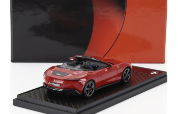 FERRARI Roma Spider Open (2020) - Black Rims, Rosso Corsa 322 - Red