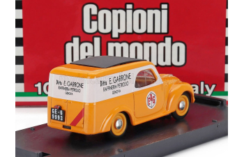 FIAT 500 C Van Furgone Erg (1950), Orange White