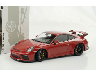 PORSCHE 911 GT3 - 2017 - RED W/ BLACK WHEELS