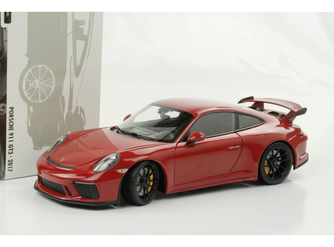 PORSCHE 911 GT3 - 2017 - RED W/ BLACK WHEELS