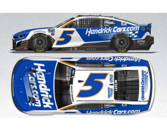 Chevrolet #5 Kyle Larson * HendrickCars.com*, white/blue 2025