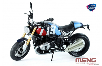 Сборная модель Мотоцикл BMW R nineT Option 719 Mars Red/ Cosmic Blue (Окрашенный)