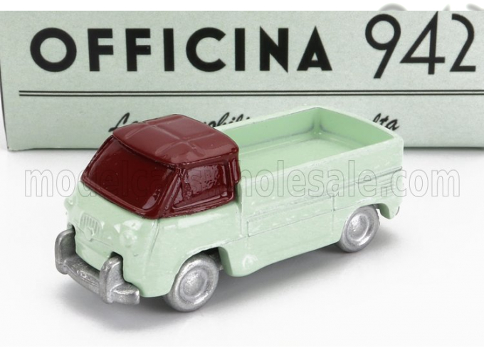 FIAT 600m Camioncino Coriasco (1956), Light Green Red