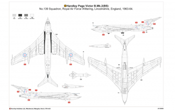 Сборная модель Handley Page Victor B.2