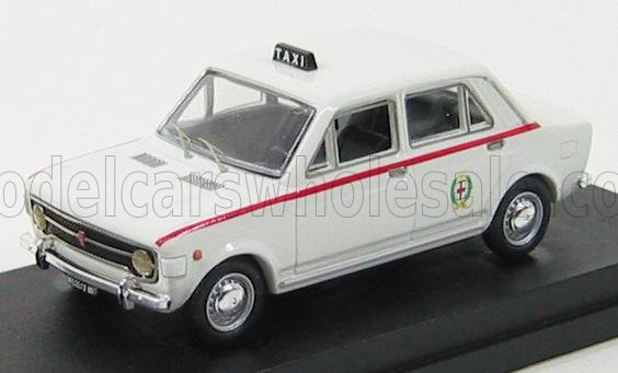 FIAT 128 4-door Taxi Milano (1972), white