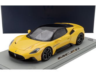 MASERATI Mc20 Gloss Black Roof (2020) - Con Vetrina - With Showcase, Giallo Genio - Yellow Black