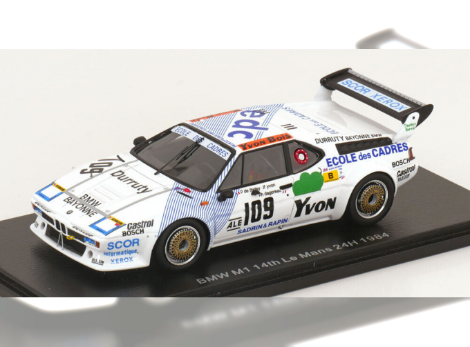 BMW M1 E26 No 109  24h Le Mans, de Thoisy/Dagoreau/Yvon (1984)