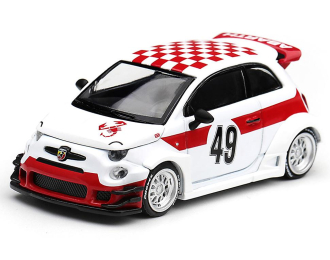 FIAT 595 Abarth LB-Works X Abas Works 1000 TC Tribute (2026), white / red