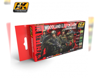 WOODLAND & FLECKTARN CAMOUFLAGES