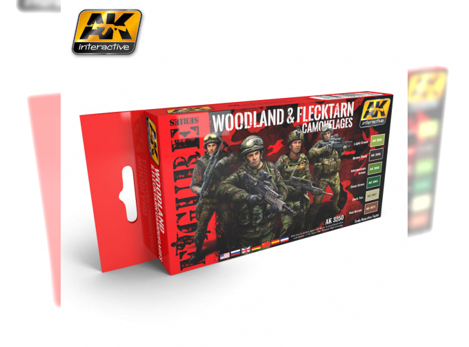 WOODLAND & FLECKTARN CAMOUFLAGES