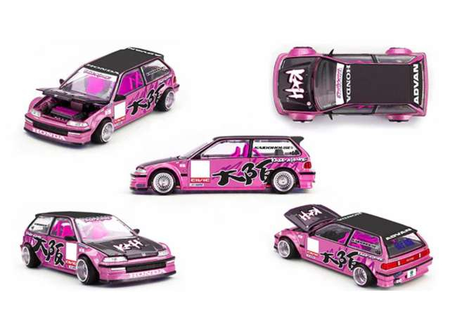 Honda Civic (EF) *Kaido Loop* Spec V1, pink 1987