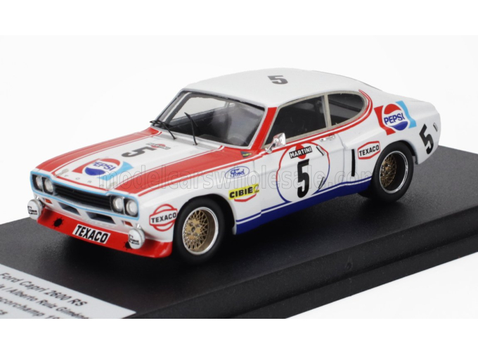 FORD Capri 2600 Rs Coupe №5 24h Spa Francorchamps (1973) Jaime Mesia - Alberto Ruiz Gimenez, White Red