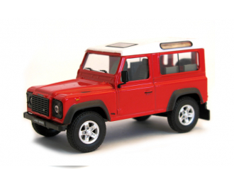 LAND ROVER Defender 90 SWB, red / white