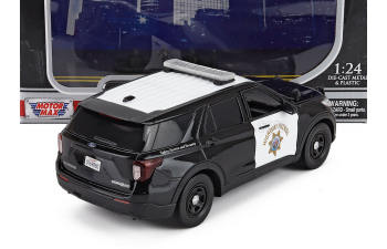 FORD Utility Police Interceptor With Push Bumper (2022), black/white