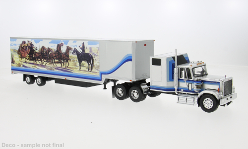 GMC General с полуприцепом 1980 White/Blue (машина Сноумэна из к/ф "Смоки и бандит 2" 1980)