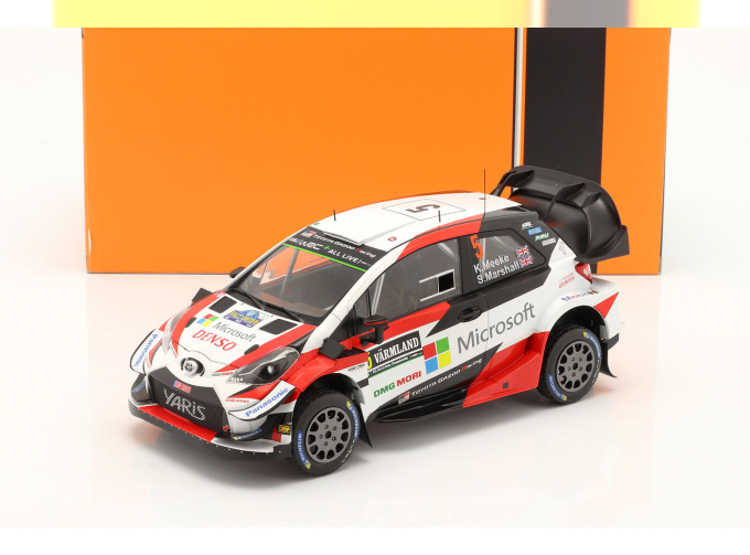 TOYOTA Yaris WRC #5 "Microsoft" Meeke/Marshall 6 место Rally Sweden 2019