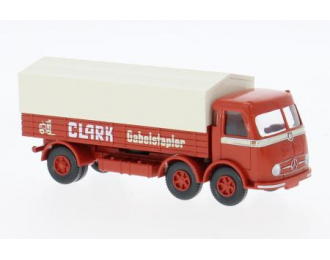 MERCEDES-BENZ LP 333 Clark Gabelstapler (1958), red/white