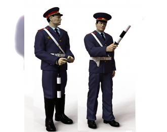 Сборная модель "Дорожный патруль" (2 фигуры)
