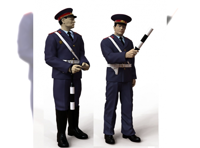 Сборная модель "Дорожный патруль" (2 фигуры)