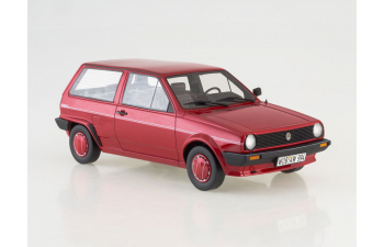 VOLKSWAGEN Polo II (type 86c) hatchback Fox, red without showcase