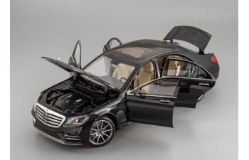 MERCEDES-BENZ S-Class V222, black obsidiant