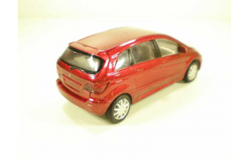 MERCEDES-BENZ B-Class 2006 г., модель автомобиля 1:43, вишневый