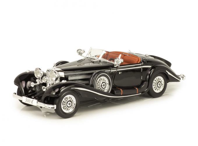 Mercedes-Benz 500К Special Roadster W29 черный