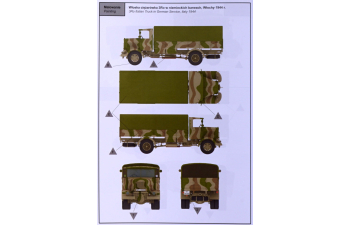 Сборная модель итальянский грузовик 3Ro в немецкой службе