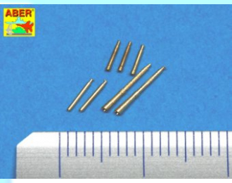 Set of 7 barrels tips for Soviet Degtijarew Dt and Dp machine guns