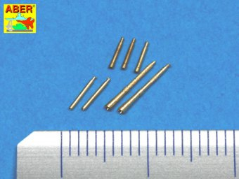 Set of 7 barrels tips for Soviet Degtijarew Dt and Dp machine guns