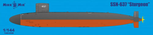 Сборная модель Атомная подводная лодка USS Sturgeon