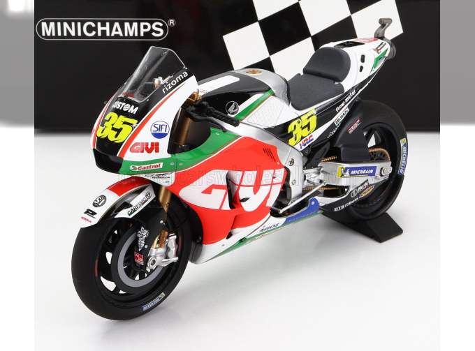 HONDA Rc213v Team Lcr Honda N 35 Motogp Season 2018 C.crutchlow, White Red Black