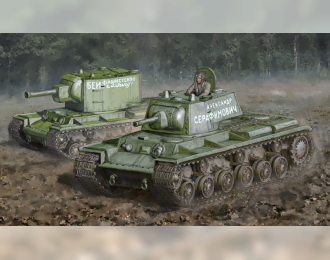 Сборная модель Советский тяжелый танк КВ-1 / КВ-2