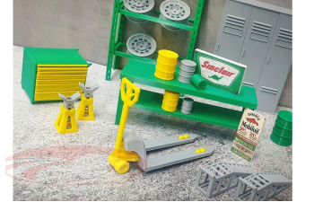 Гаражное оборудование, зеленый