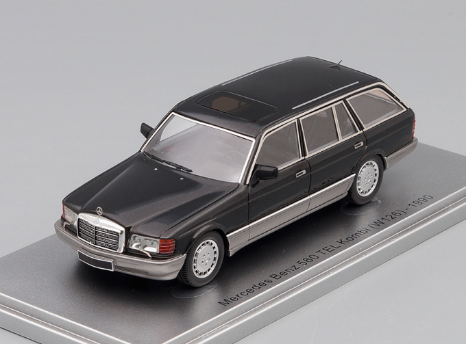 MERCEDES-BENZ 500 SEL Kombi W126 (1990), black metallic