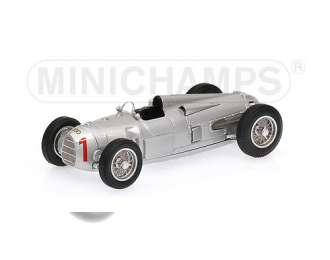 AUTO UNION TYP A 1 Hans Stuck WINNER German GP 1934, silver