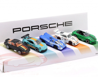 Набор из 5 моделей PORSCHE