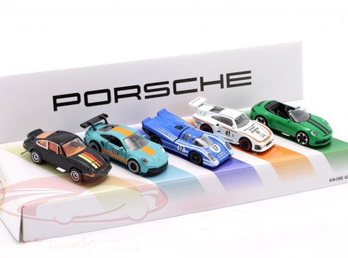 Набор из 5 моделей PORSCHE